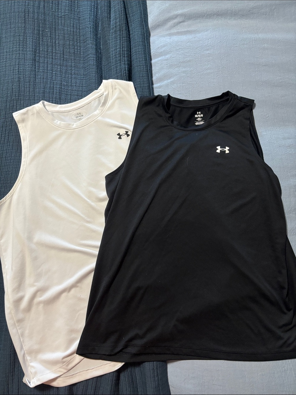 Under Armour Women's Tank Tops — Black & White